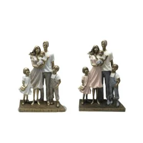 Statua Decorativa DKD Home Decor 24 x 11,5 x 34 cm Multicolore Famiglia (2 Unità) di DKD Home Decor, Soprammobili - Rif: S303...