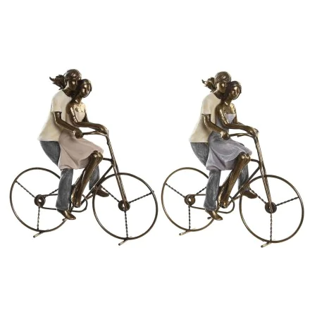 Figurine Décorative DKD Home Decor 24,5 x 10 x 25,5 cm Multicouleur Couple (2 Unités) de DKD Home Decor, Objets de décoration...