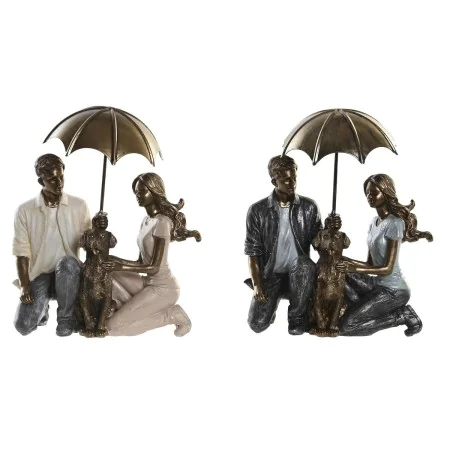 Figurine Décorative DKD Home Decor 15,5 x 8,5 x 14,5 cm 15,5 x 8,5 x 19 cm Multicouleur Couple (2 Unités) de DKD Home Decor, ...