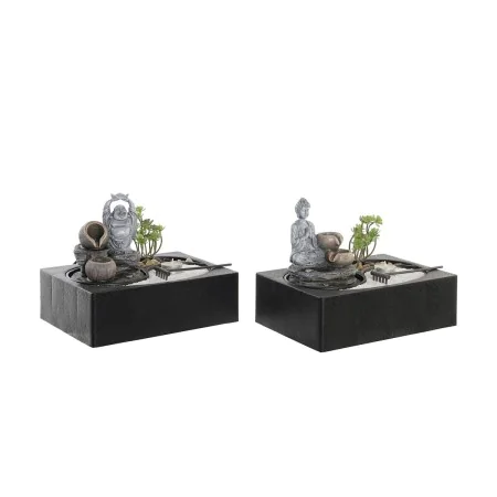 Fountain DKD Home Decor Buddha Resin Oriental 29 x 21 x 23 cm (2 Units) by DKD Home Decor, Water Spitters - Ref: S3039712, Pr...