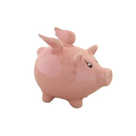 Money box DKD Home Decor Dolomite Children's Modern Pig Iridescent 16,5 x 11,5 x 15 cm by DKD Home Decor, Money Boxes - Ref: ...