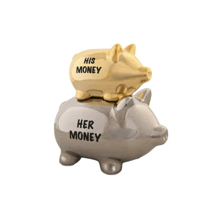 Money box DKD Home Decor Dolomite Children's Modern Pig 17 x 12 x 18,5 cm by DKD Home Decor, Money Boxes - Ref: S3039735, Pri...