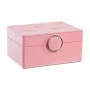 Jewelry box DKD Home Decor 23 x 17 x 10 cm Pink Polyurethane MDF Wood by DKD Home Decor, Wardrobe Jewellery Organisers - Ref:...