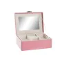 Boîte à bijoux DKD Home Decor 23 x 17 x 10 cm Rose Polyuréthane Bois MDF de DKD Home Decor, Organiseurs de bijoux - Réf : S30...