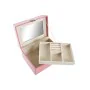 Boîte à bijoux DKD Home Decor 17 x 13 x 8,5 cm Rose Polyuréthane Bois MDF de DKD Home Decor, Organiseurs de bijoux - Réf : S3...