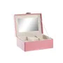 Boîte à bijoux DKD Home Decor 17 x 13 x 8,5 cm Rose Polyuréthane Bois MDF de DKD Home Decor, Organiseurs de bijoux - Réf : S3...