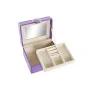 Jewelry box DKD Home Decor 23 x 17 x 10 cm Lilac Polyurethane MDF Wood by DKD Home Decor, Wardrobe Jewellery Organisers - Ref...