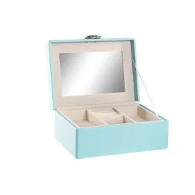 Caja-Joyero DKD Home Decor 17 x 13 x 8,5 cm Verde Poliuretano Madera MDF de DKD Home Decor, Organizadores de joyas - Ref: S30...