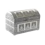 Box-Schmuckkästchen DKD Home Decor grün Silberfarben Holz Aluminium 25 x 15 x 18 cm von DKD Home Decor, Schmuckaufbewahrung f...