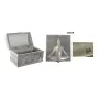 Box-Schmuckkästchen DKD Home Decor grün Silberfarben Holz Aluminium 25 x 15 x 18 cm von DKD Home Decor, Schmuckaufbewahrung f...