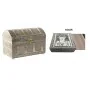 Boîte à bijoux DKD Home Decor 25 x 15,5 x 18 cm Champagne Beige Bois Aluminium de DKD Home Decor, Organiseurs de bijoux - Réf...