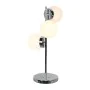 Lampe de bureau DKD Home Decor 26 x 26 x 59 cm Verre Argenté Métal Blanc 220 V 50 W 23 x 23 x 49 cm de DKD Home Decor, Lampes...