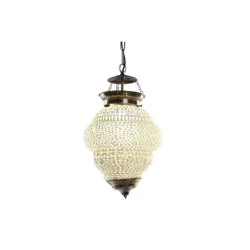 Lámpara de Techo DKD Home Decor Cristal Metal Blanco 25 W (23 x 23 x 33 cm) de DKD Home Decor, Iluminación de techo de interi...