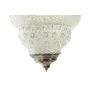 Suspension DKD Home Decor Verre Métal Blanc 25 W (23 x 23 x 33 cm) de DKD Home Decor, Plafonniers - Réf : S3040062, Prix : 39...