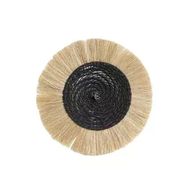 Lámpara de Pared DKD Home Decor Natural Negro Colonial Hierro 220 V 25 W Jute (42 x 9 x 42 cm) de DKD Home Decor, Lámparas de...