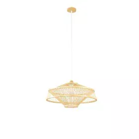 Lampadario DKD Home Decor Marrone Bambù (50 x 50 x 23 cm) di DKD Home Decor, Plafoniere - Rif: S3040111, Prezzo: 56,39 €, Sco...