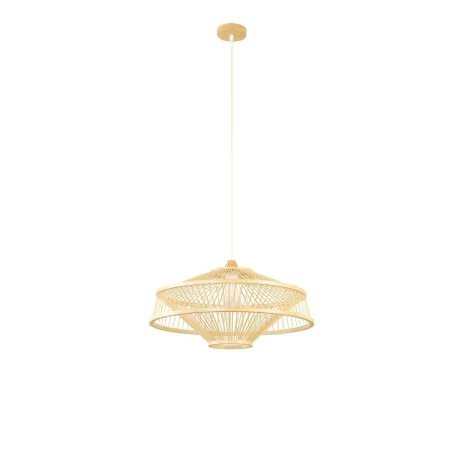 Ceiling Light DKD Home Decor Brown Bamboo (50 x 50 x 23 cm) by DKD Home Decor, Ceiling Lights - Ref: S3040111, Price: 56,39 €...