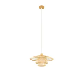 Lampadario DKD Home Decor Naturale Bambù 50 W 40 x 40 x 17 cm di DKD Home Decor, Plafoniere - Rif: S3040115, Prezzo: 46,91 €,...