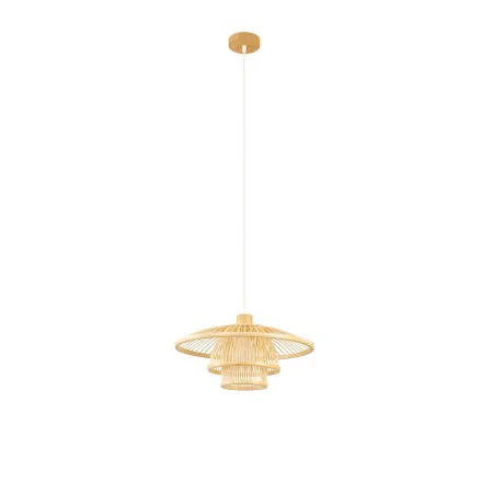 Candeeiro de teto DKD Home Decor Natural Bambu 50 W 40 x 40 x 17 cm de DKD Home Decor, Iluminação de teto interior - Ref: S30...