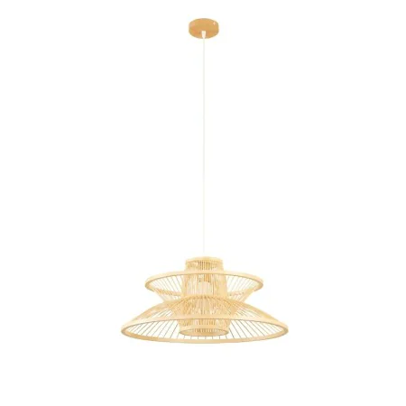 Lampadario DKD Home Decor 50 x 50 x 22 cm Marrone Chiaro Bambù 50 W di DKD Home Decor, Plafoniere - Rif: S3040116, Prezzo: 56...