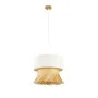 Ceiling Light DKD Home Decor Polyester Bamboo (40 x 40 x 39 cm) by DKD Home Decor, Ceiling Lights - Ref: S3040119, Price: 69,...