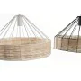 Deckenlampe DKD Home Decor 35 x 35 x 22 cm Schwarz Metall Rattan 50 W (2 Stück) von DKD Home Decor, Deckenleuchten - Ref: S30...