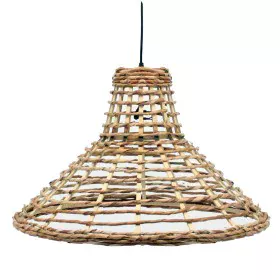 Candeeiro de teto DKD Home Decor 56 x 56 x 34 cm Castanho Rotim 50 W de DKD Home Decor, Iluminação de teto interior - Ref: S3...