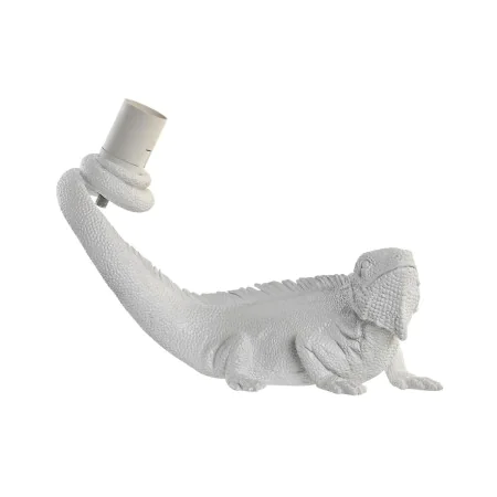 Luminária de parede DKD Home Decor Branco Resina 50 W Moderno Iguana Lagarto 220 V 14 x 22 x 31 cm 31 x 14 x 22 cm de DKD Hom...