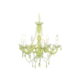 Lampadario DKD Home Decor Metallo Verde Acrilico 25 W (51 x 51 x 100 cm) di DKD Home Decor, Plafoniere - Rif: S3040201, Prezz...