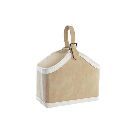 Portariviste DKD Home Decor Cammello Crema Poliuretano (40 x 19 x 50 cm) di DKD Home Decor, Portariviste - Rif: S3040212, Pre...