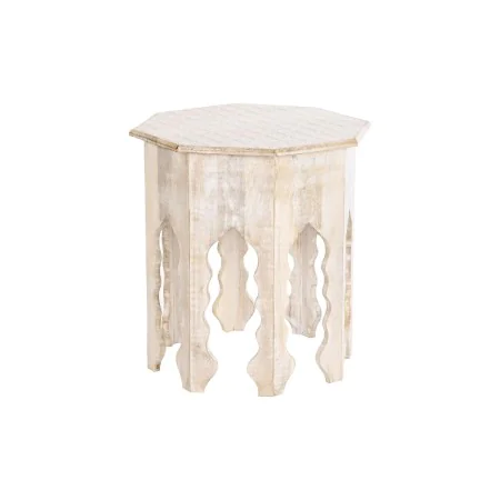 Side table DKD Home Decor 49 x 49 x 53,5 cm Brown White Mango wood by DKD Home Decor, Tables - Ref: S3040251, Price: 89,31 €,...