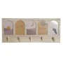 Coat rack DKD Home Decor 56 x 5 x 23,5 cm Natural Multicolour MDF Wood Boho by DKD Home Decor, Coat Racks - Ref: S3040282, Pr...