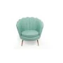 Fauteuil DKD Home Decor Vert Argenté Métal Plastique 80 x 75 x 86 cm de DKD Home Decor, Chaises - Réf : S3040336, Prix : 210,...