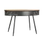 Console DKD Home Decor Fir Black Metal Brown (120 x 65 x 77 cm) by DKD Home Decor, Tables - Ref: S3040345, Price: 250,65 €, D...