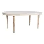 Table de Salle à Manger DKD Home Decor Blanc Doré Laiton Bois de manguier 180 x 90 x 76 cm de DKD Home Decor, Tables - Réf : ...