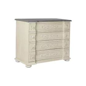 Chest of drawers DKD Home Decor 100 x 50 x 83,5 cm Grey Beige Dark grey Mango wood MDF Wood by DKD Home Decor, Chest of Drawe...