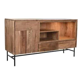 Sideboard DKD Home Decor 142 x 40 x 81 cm Black Metal Brown Acacia by DKD Home Decor, Sideboards - Ref: S3040412, Price: 498,...