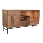 Buffet DKD Home Decor 142 x 40 x 81 cm Noir Métal Marron Acacia de DKD Home Decor, Buffets, crédences et vaisseliers - Réf : ...