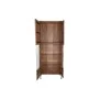 Suporte Expositor DKD Home Decor 80 x 40 x 197 cm Cristal Alumínio Acácia de DKD Home Decor, Vitrinas - Ref: S3040413, Preço:...