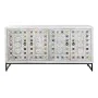 Aparador DKD Home Decor Cerâmica Cinzento Branco Madeira de mangueira (150 x 38 x 80 cm) de DKD Home Decor, Armários e aparad...