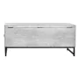 Baú DKD Home Decor Cerâmica Cinzento Branco Madeira de mangueira (116 x 40 x 50 cm) de DKD Home Decor, Caixas e baús de arrum...