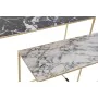 Conjunto de 2 mesas DKD Home Decor Branco Preto Dourado 100 x 28 x 80 cm de DKD Home Decor, Jogos de móveis - Ref: S3040440, ...