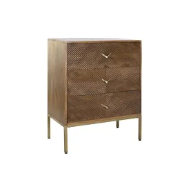 Chest of drawers DKD Home Decor Metal Mango wood (70 x 40 x 90 cm) by DKD Home Decor, Cupboards and shelving - Ref: S3040468,...