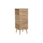 Chest of drawers DKD Home Decor Golden Light brown Wood Paolownia wood MDF Wood Scandi 45 x 40 x 100 cm 42 x 40 x 100 cm by D...