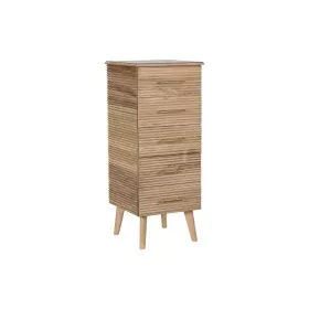 Chest of drawers DKD Home Decor Golden Light brown Wood Paolownia wood MDF Wood Scandi 45 x 40 x 100 cm 42 x 40 x 100 cm by D...