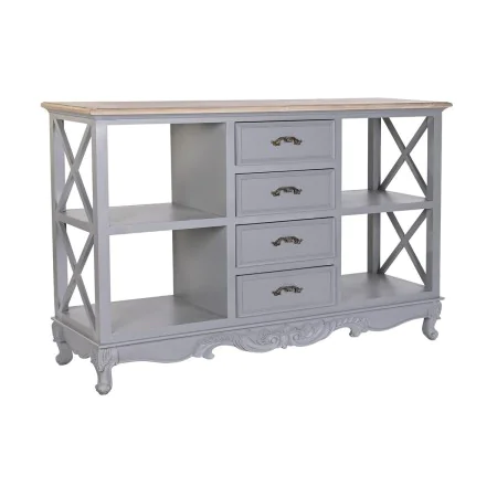 Buffet DKD Home Decor 132 x 40 x 84.5 cm 132 x 40 x 84,5 cm Naturel Gris Bois de paulownia Bois MDF de DKD Home Decor, Buffet...