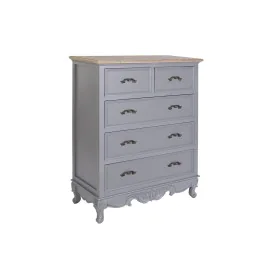 Chest of drawers DKD Home Decor Grey MDF Wood (80 x 40 x 96 cm) by DKD Home Decor, Chest of Drawers - Ref: S3040483, Price: 3...