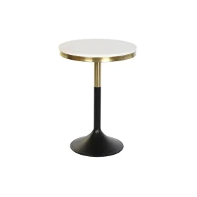 Table d'appoint DKD Home Decor Noir Doré Métal Blanc Marbre (40,5 x 40,5 x 57,5 cm) de DKD Home Decor, Tables - Réf : S304049...