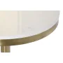 Mesa de apoio DKD Home Decor Preto Dourado Metal Branco Mármore (40,5 x 40,5 x 57,5 cm) de DKD Home Decor, Jogos de móveis - ...