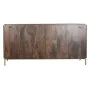 Credenza DKD Home Decor Marrone Acciaio Legno di mango 160 x 40 x 81 cm di DKD Home Decor, Credenze e buffet - Rif: S3040498,...